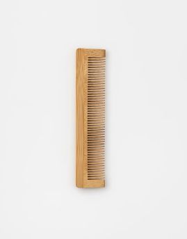 Peigne à cheveux en bambou